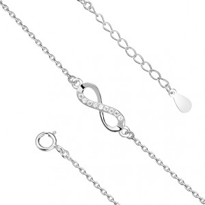 Bratara infinit argint si pietre DiAmanti Z1107B-DIA (Argint 925‰ 1,4 g.) Bratara infinit argint si pietre DiAmanti Z1107B-DIA (Argint 925‰ 1,4 g.)